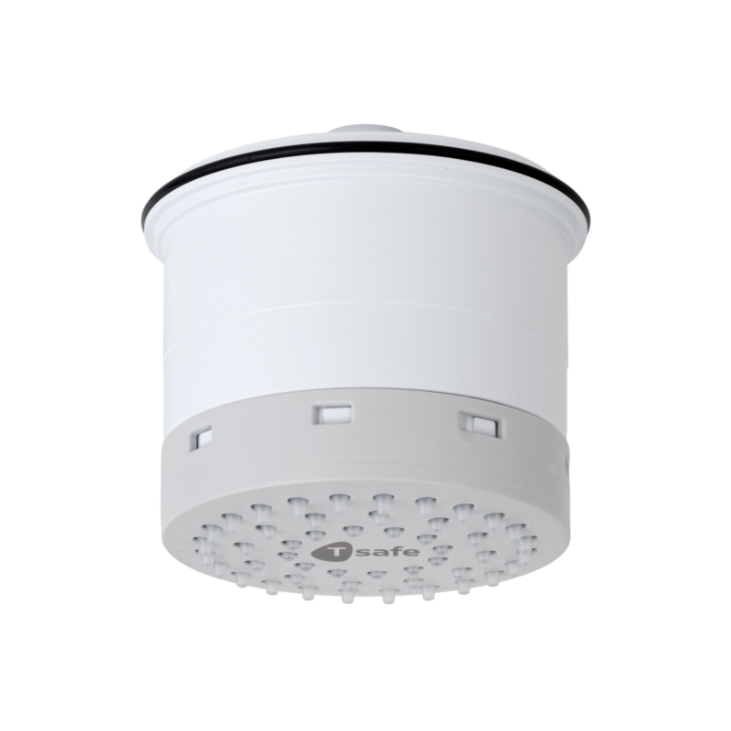 T-Safe legionella vervang filter voor de wand douche