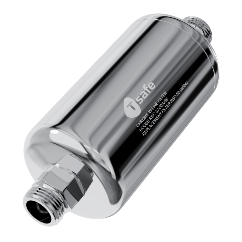 T-Safe in-line chroom kleur