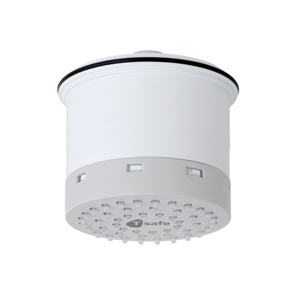 T-Safe legionella vervang filter voor de wand douche