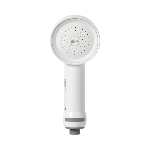 T-safe handdouche wit in gebruik medisch