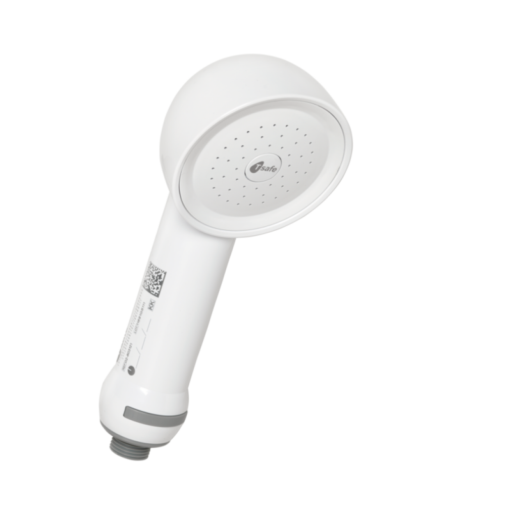 T-safe handdouche wit in gebruik medisch