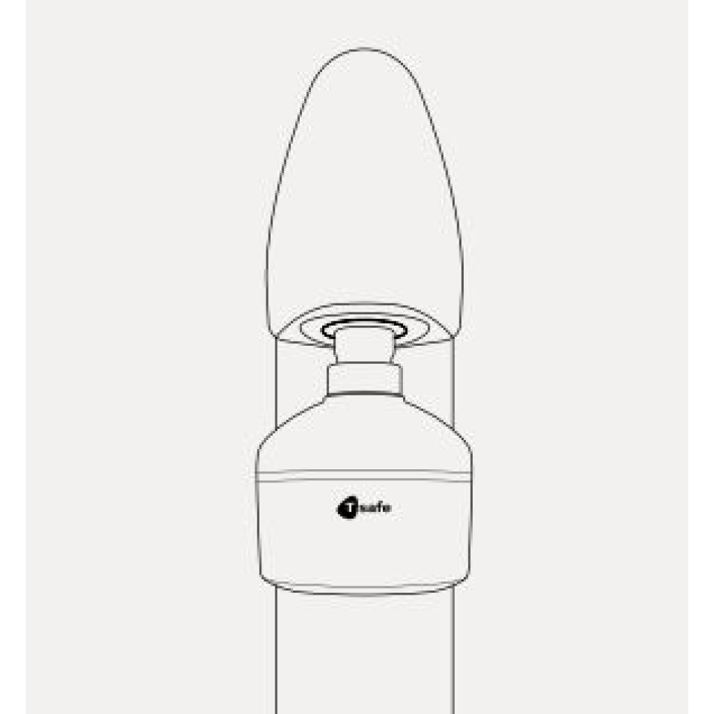T-Safe adapter voor Delabie douche vooraanzicht