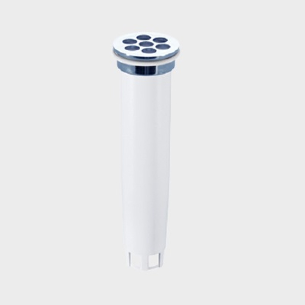 Wit inlaatbuisje 13 cm met geperforeerde kop voor HygieneSiphon